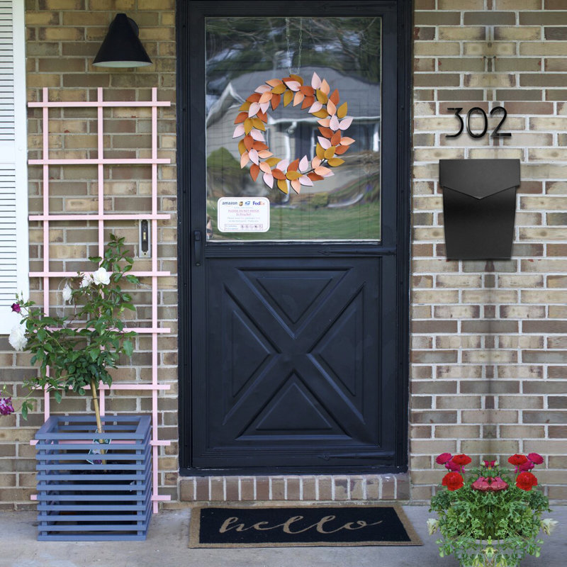 NACH Bradley Steel Wall Mounted Mailbox & Reviews Wayfair